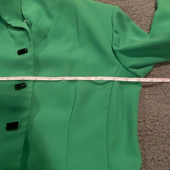 Miss Dorby Green 2 Pc Blazer Jacket Blazer & Under Shirt - Picture 7 of 14